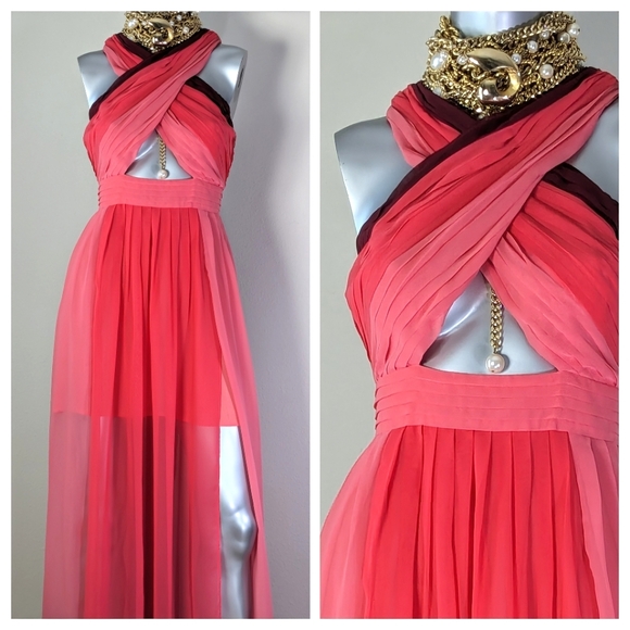 Ark & Company Fairy Core Resort Wear Summer Beach Pool Cutout Maxi Dress - Picture 8 of 15